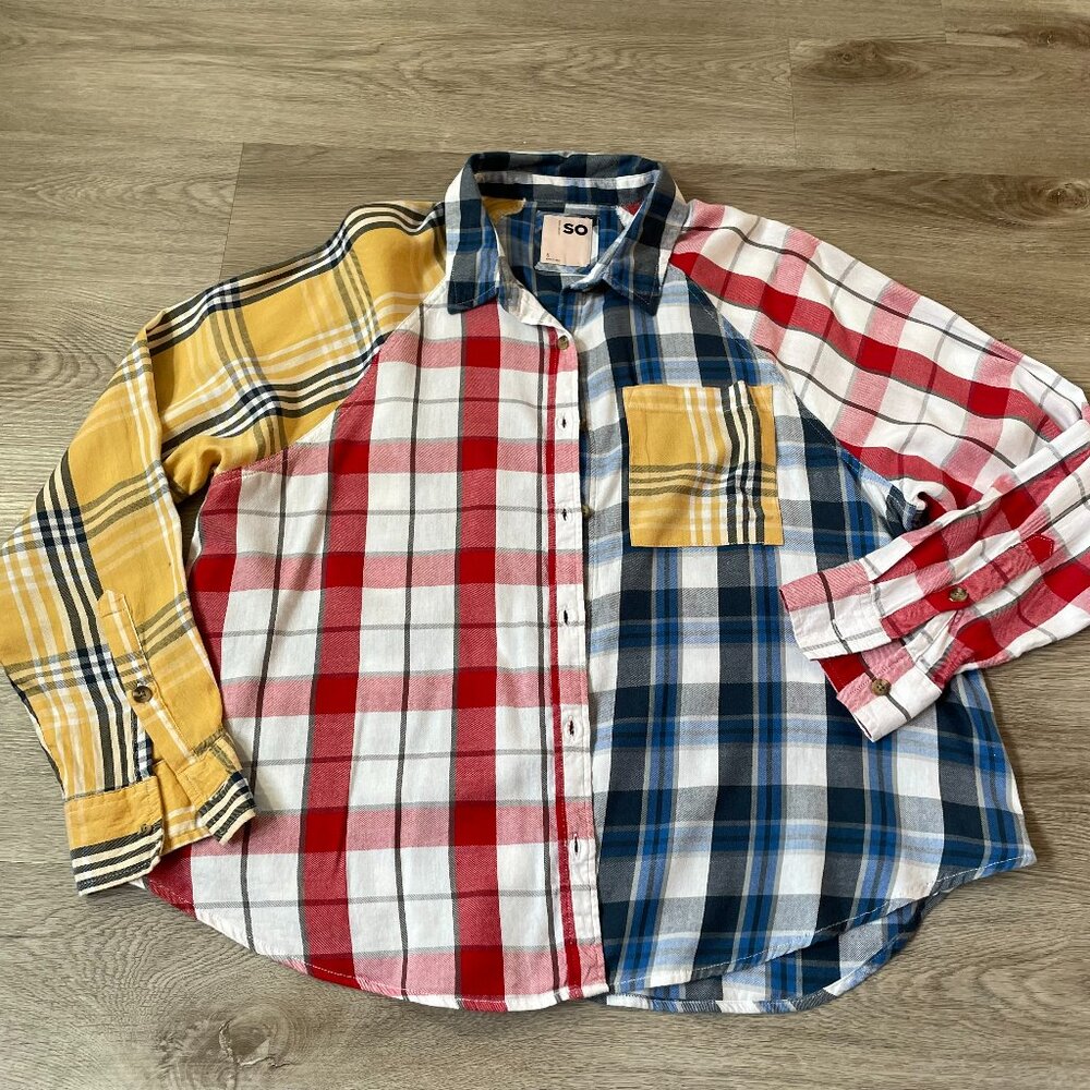 Women's Cotton Flannel Shirt Size S